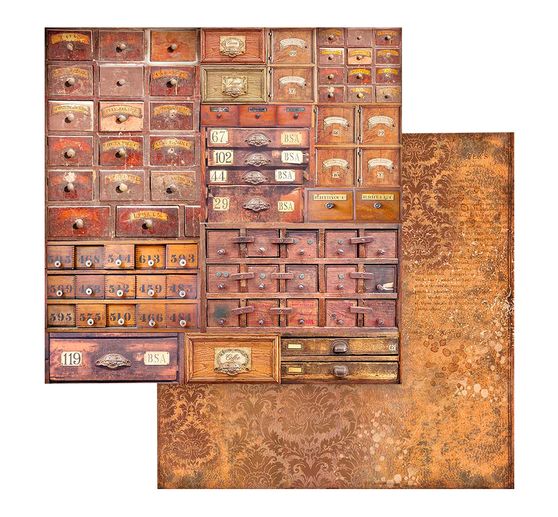 Scrapbook blok "Coffee and Chocolate - Backgrounds"