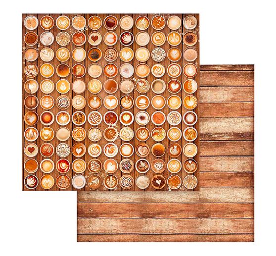 Scrapbook blok "Coffee and Chocolate - Backgrounds"