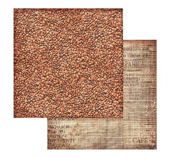Scrapbook blok "Coffee and Chocolate - Backgrounds"