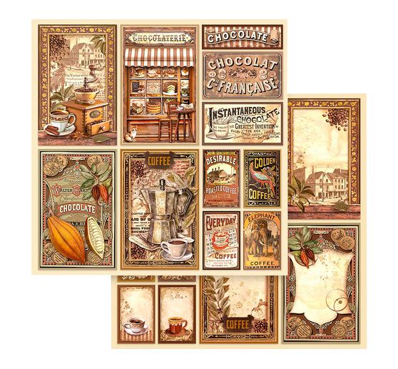 Scrapbook blok "Coffee and Chocolate"
