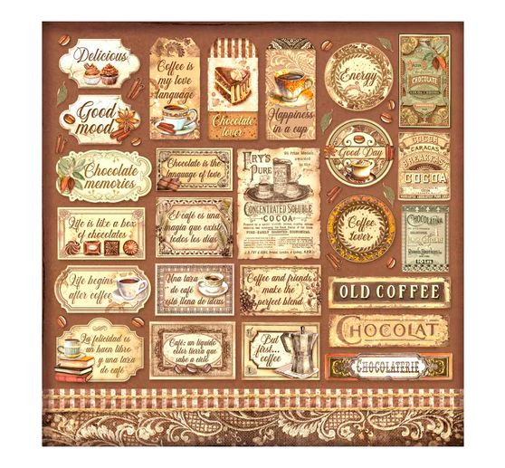 Scrapbook blok "Coffee and Chocolate"