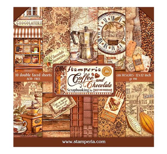 Scrapbook blok "Coffee and Chocolate"