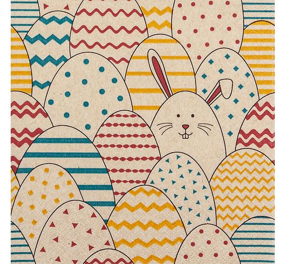 Serviette « Cache-cache du petit lapin »