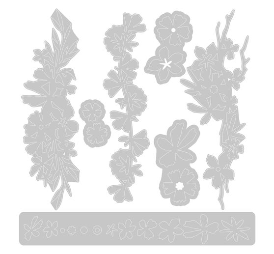 Sizzix Thinlits Ponssjabloon "Woodland Borders"