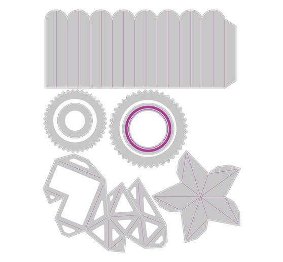 Sizzix Thinlits Ponssjabloon "Rosettes by Tim Holtz"