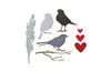 Sizzix Thinlits Ponssjabloon "Lovebirds by Tim Holtz"