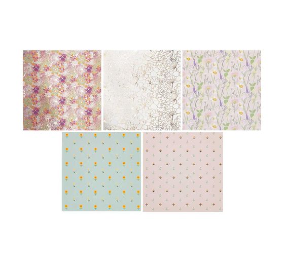 Feuilles de pliage « Fleurs », assortiment