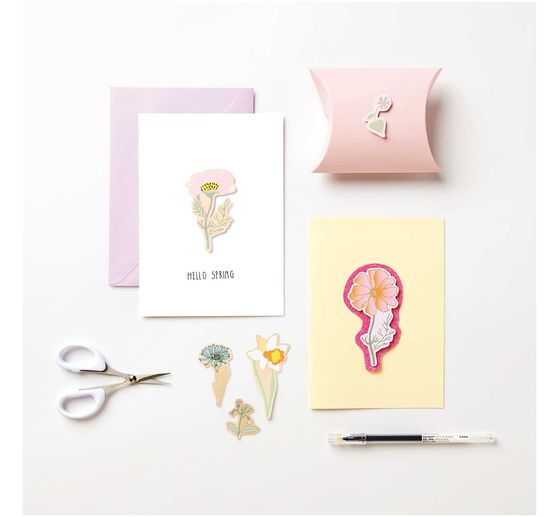 Craft paper block "Flower Power"