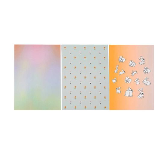 Craft paper block "Flower Power"