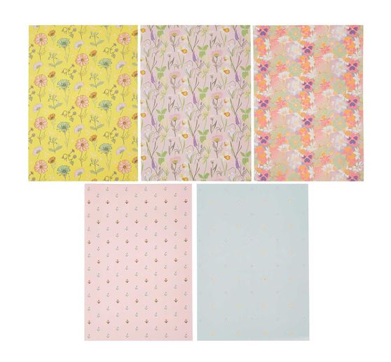 Craft paper block "Flower Power"