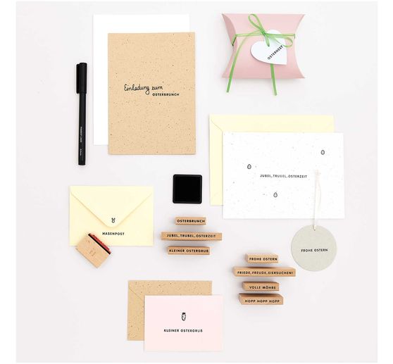 XL Stempel set "Vrolijk Pasen"