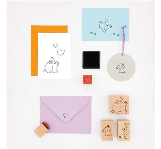 XL Stempel set "Futschikato konijnen"