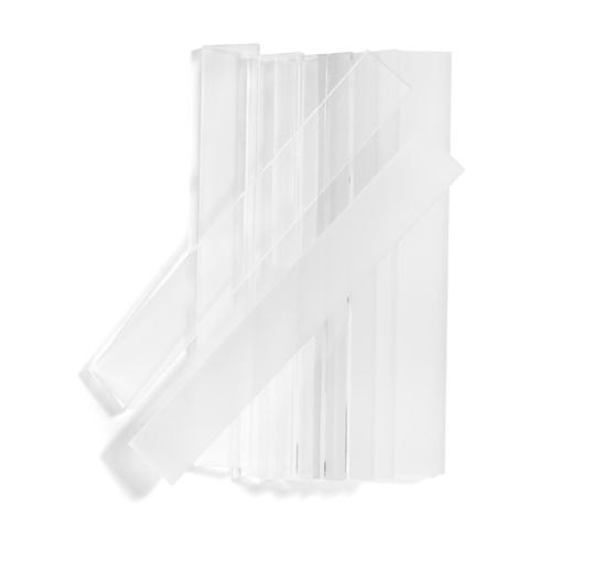 Acrylic blocks, 22 x 4 x 160 mm