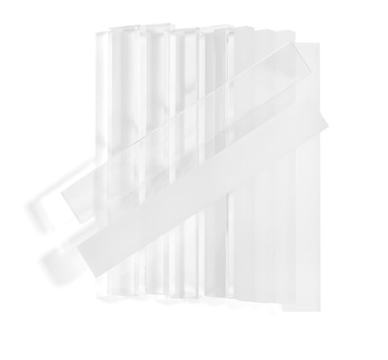 Acrylic blocks, 22 x 8 x 160 mm