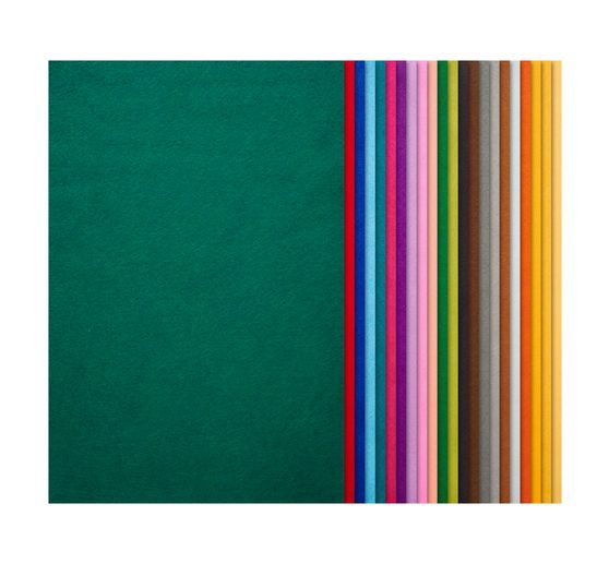 Assortiment de feutrine VBS « 22 couleurs »