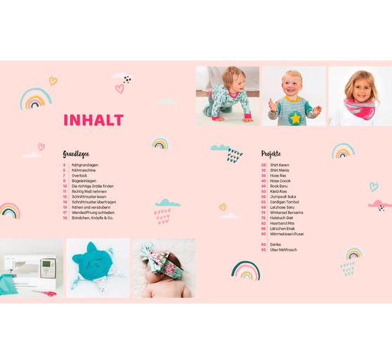 Boek "Nähen super easy - Kleidung für Babys und Kids"