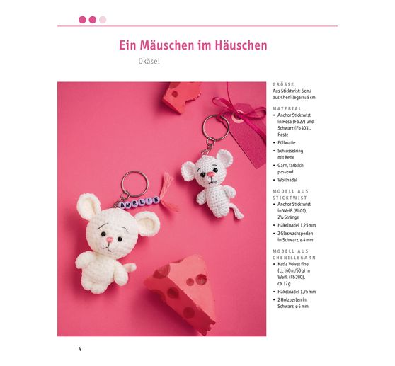 Set créatif « Supersüße Häkelminis. Anleitungsbuch mit Material zum Sofort-Loslegen »