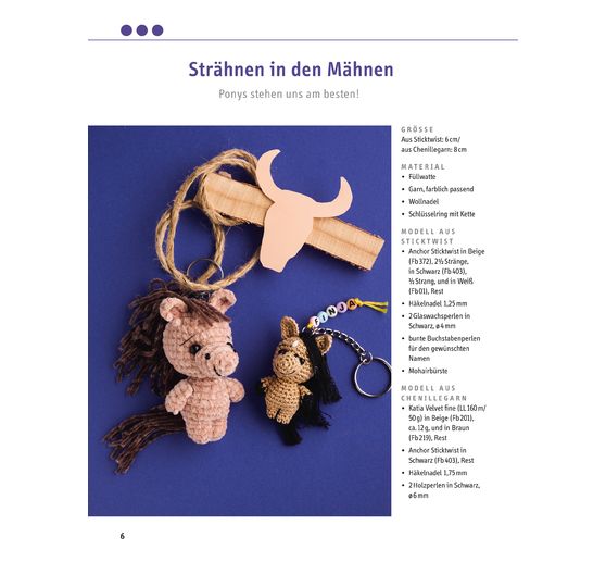 Set créatif « Supersüße Häkelminis. Anleitungsbuch mit Material zum Sofort-Loslegen »
