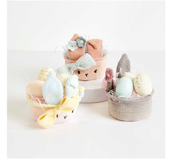 Kit crochet Rico Design Ricorumi « Corbeille pour œufs de Pâques »