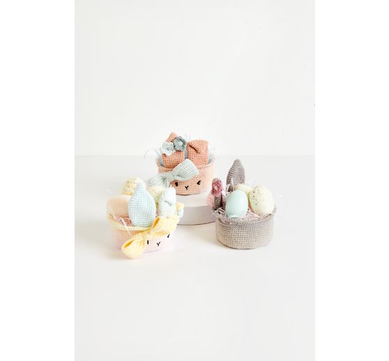Kit crochet Rico Design Ricorumi « Corbeille pour œufs de Pâques »