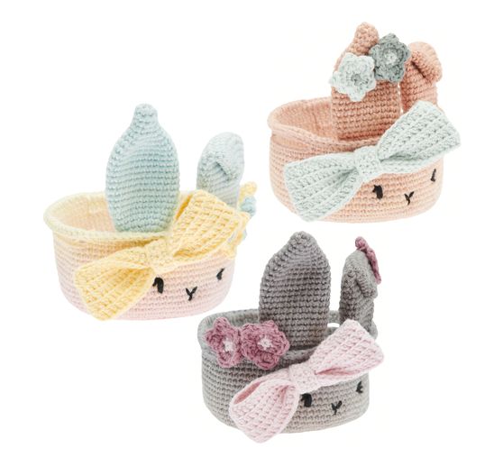Kit crochet Rico Design Ricorumi « Corbeille pour œufs de Pâques »