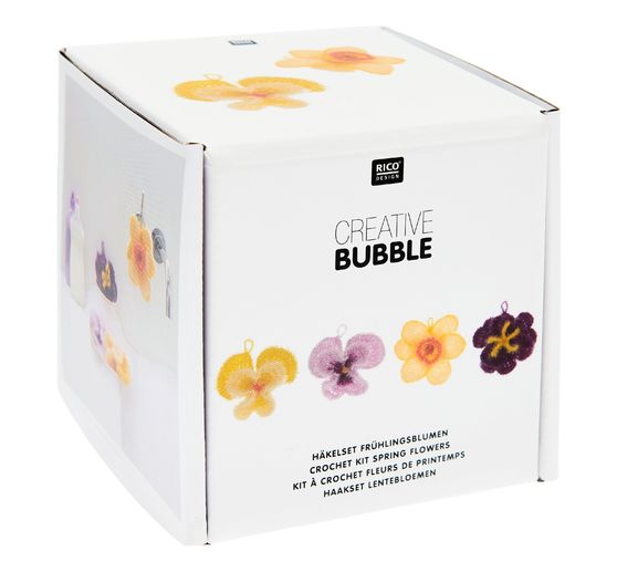 Rico Design Creative Bubble Häkelset "Frühlingsblumen"