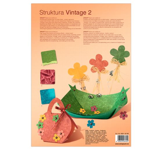 Set de papiers « Struktura Vintage 2 », Earthy Colors