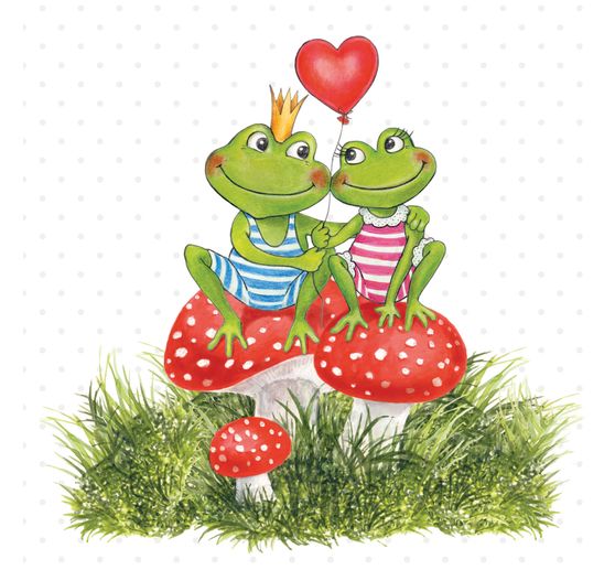 Servet "Frogs In Love"