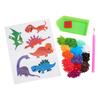 Kit cr&eacute;atif stickers Diamond Painting &laquo; Dinos &raquo;