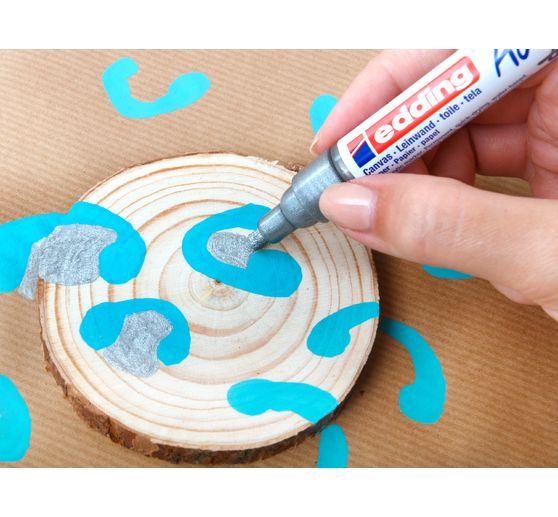 edding 5100 Acrylic "Acrylmarker - Feestelijk", medium, set van 5