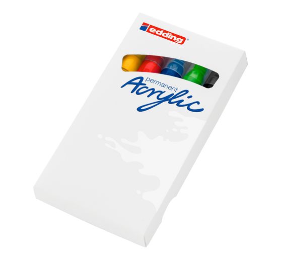 edding 5100 Acrylic "Acrylmarker - Basis" , medium, set van 5