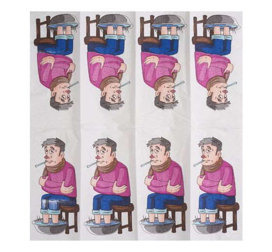Papiertaschentücher "Man Flu"