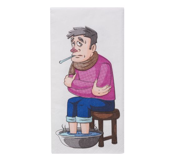 Papiertaschentücher "Man Flu"