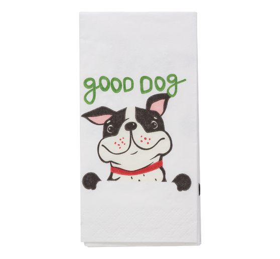 Papieren zakdoeken "Good Dog"