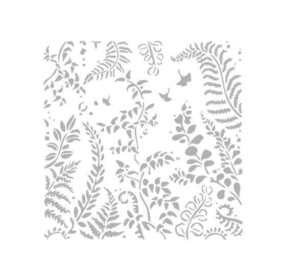 Pochoir « Woodland - Leaves Ramage »