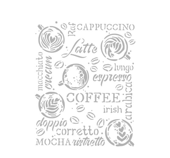 Sjabloon "Coffee and Chocolate - Barista"