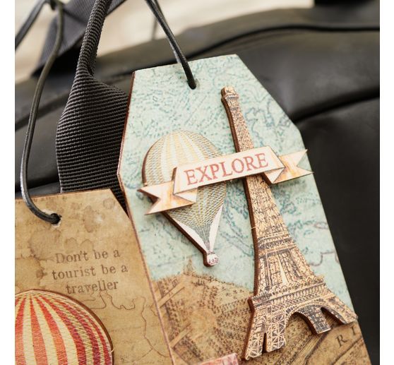 Lasercut motief "Around the World"