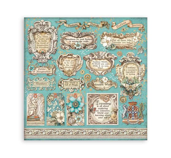 Scrapbook blok "Fantasy World"