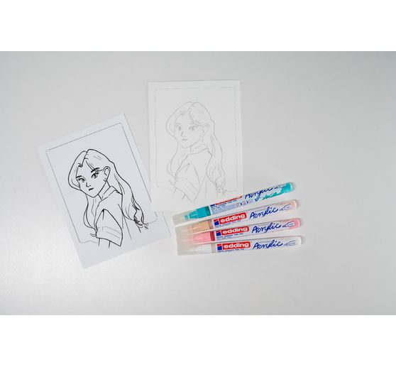 edding Creatieve set "Manga