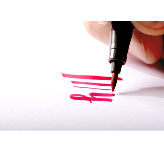 STAEDTLER Pigment brush pen, set van 12