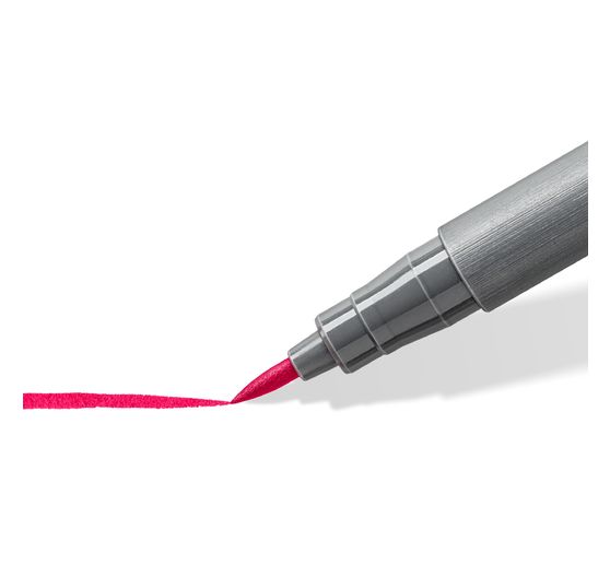 STAEDTLER Pigment brush pen, set van 12