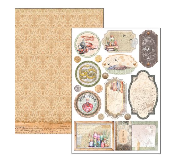 Papier-Set "Wizard Academy"