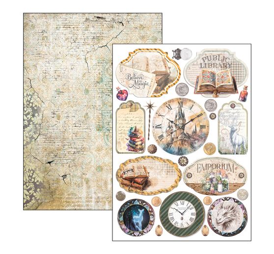 Papier-Set "Wizard Academy"