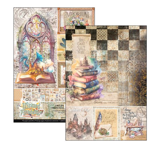 Papier-Set "Wizard Academy"