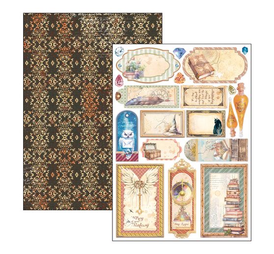 Papier-Set "Wizard Academy"