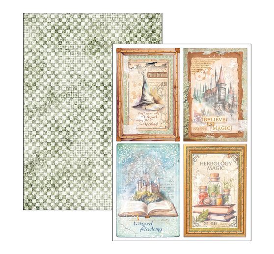 Papier-Set "Wizard Academy"