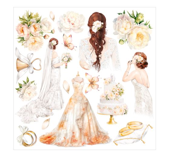 Papier vitrail à motifs « Always & Forever »