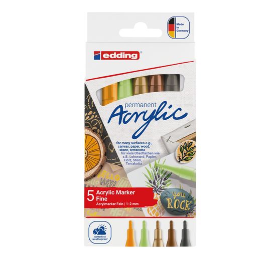 edding 5300 Acrylic "Arcryl marker - Nature"