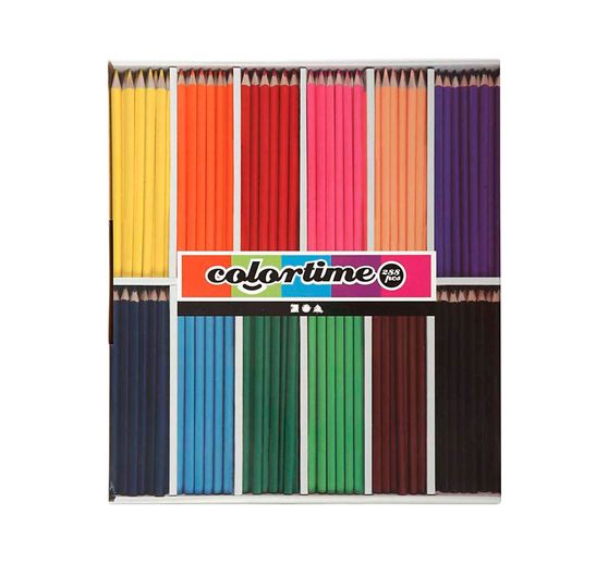 Crayons de couleur Colortime XXL « Classique », mine 3 mm