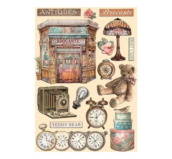 Lasercut motieven "Brocante Antiques"